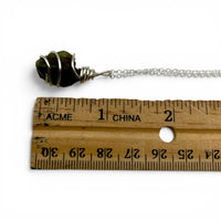 Necklace - Peridot Raw Star Charm $40