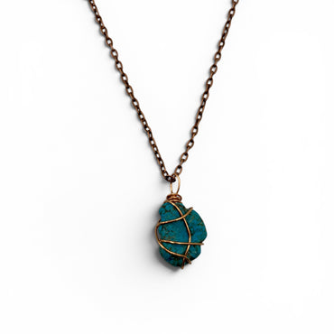 Necklace - Turquoise Raw $35