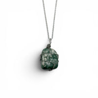 Necklace - Tree Agate Tumble Wire Wrapped $25