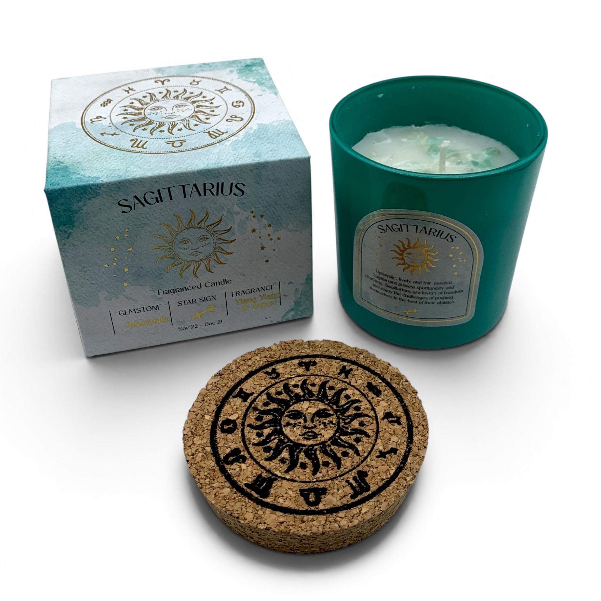 Sagittarius Amazonite - Candle
