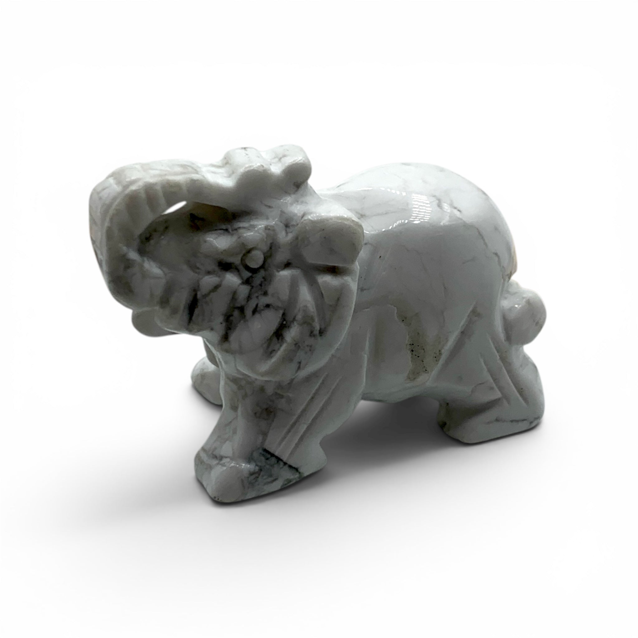 Howlite Elephant SALE $35