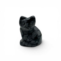 Obsidian - Snowflake Cat $25
