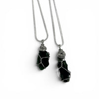 Necklace - Moldavite "Inward Spiral" $500