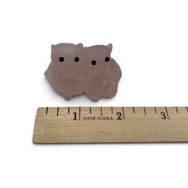 Rose Quartz Owl