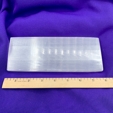 Selenite Ruler $45