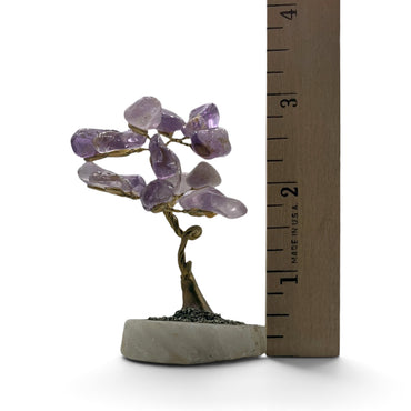 Gemstone Tree - Amethyst with Pyrite $30