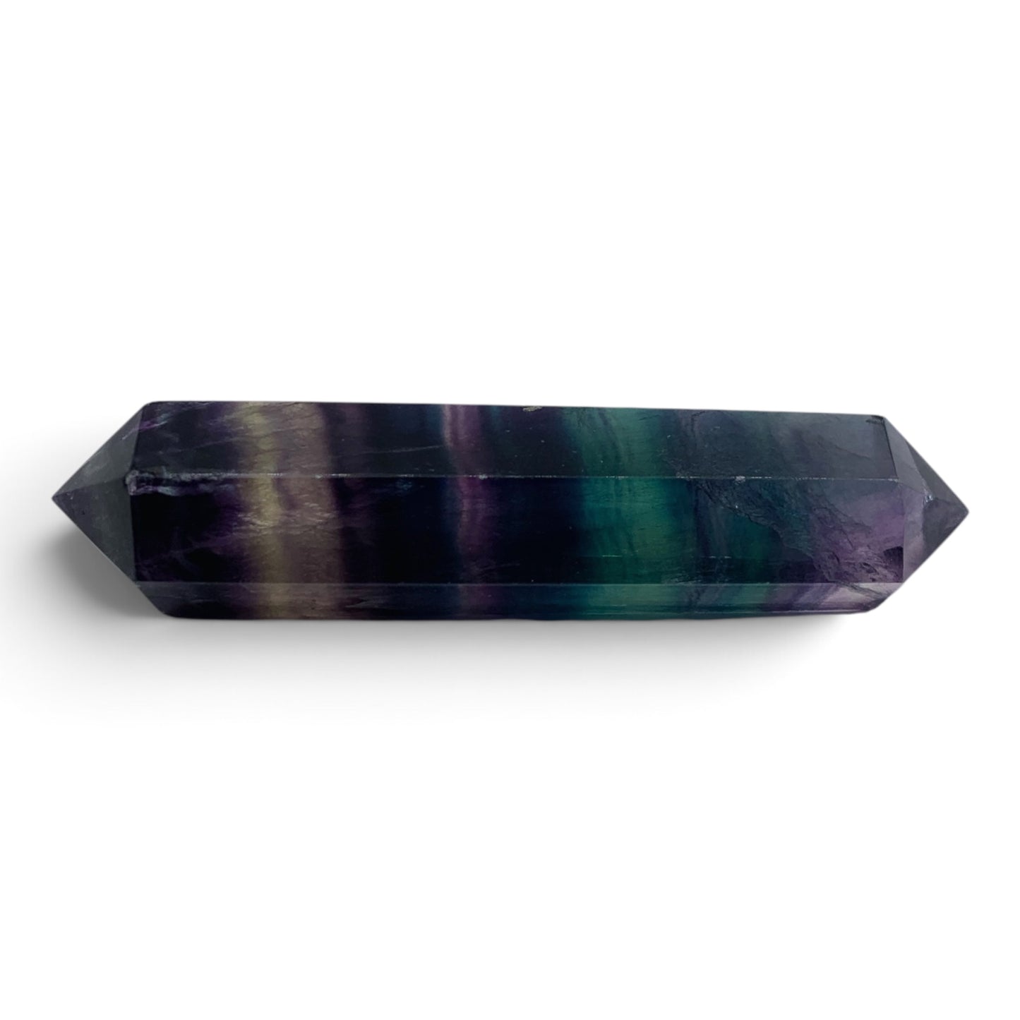 Fluorite - Rainbow Double Terminated Point $100