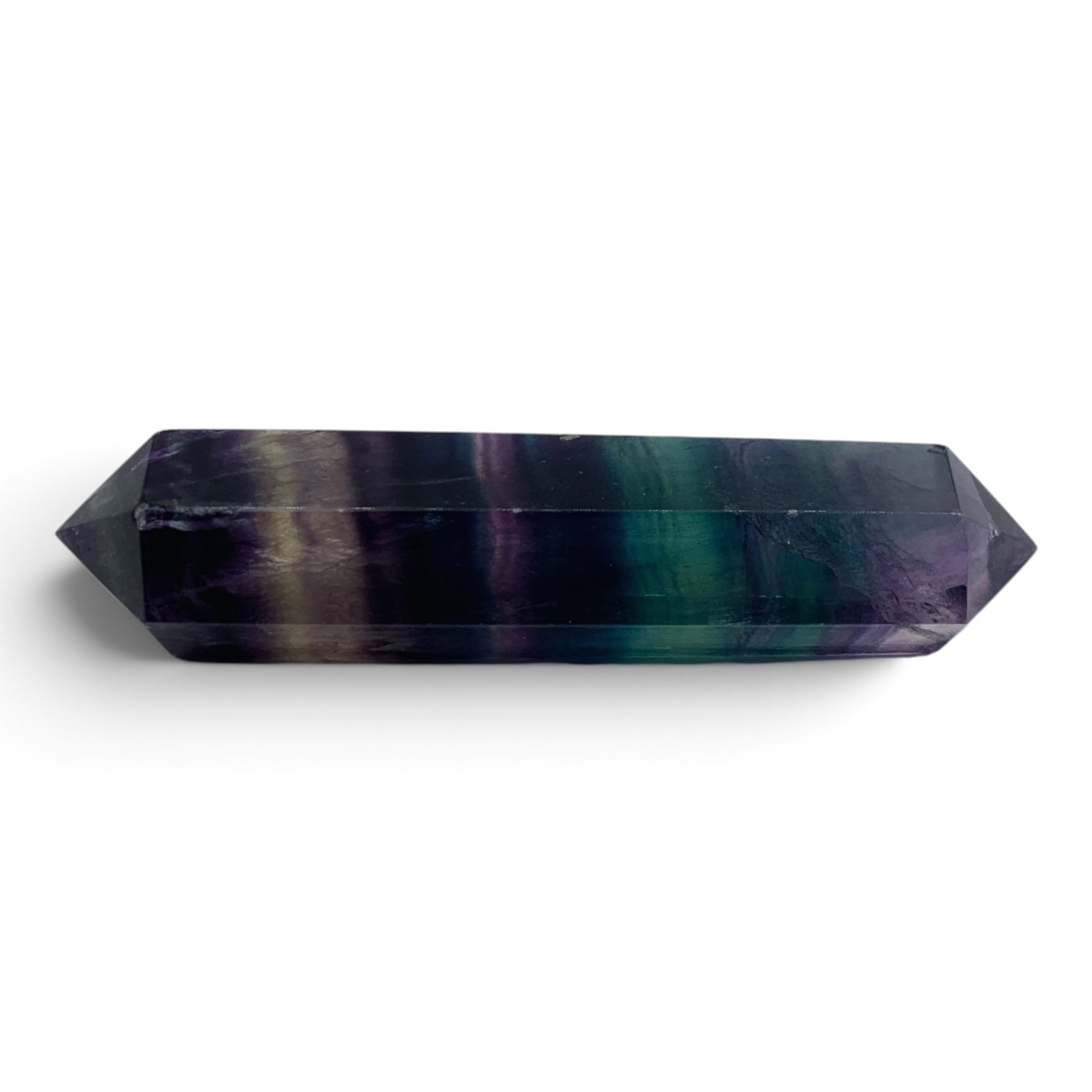 Fluorite - Rainbow Double Terminated Point $100