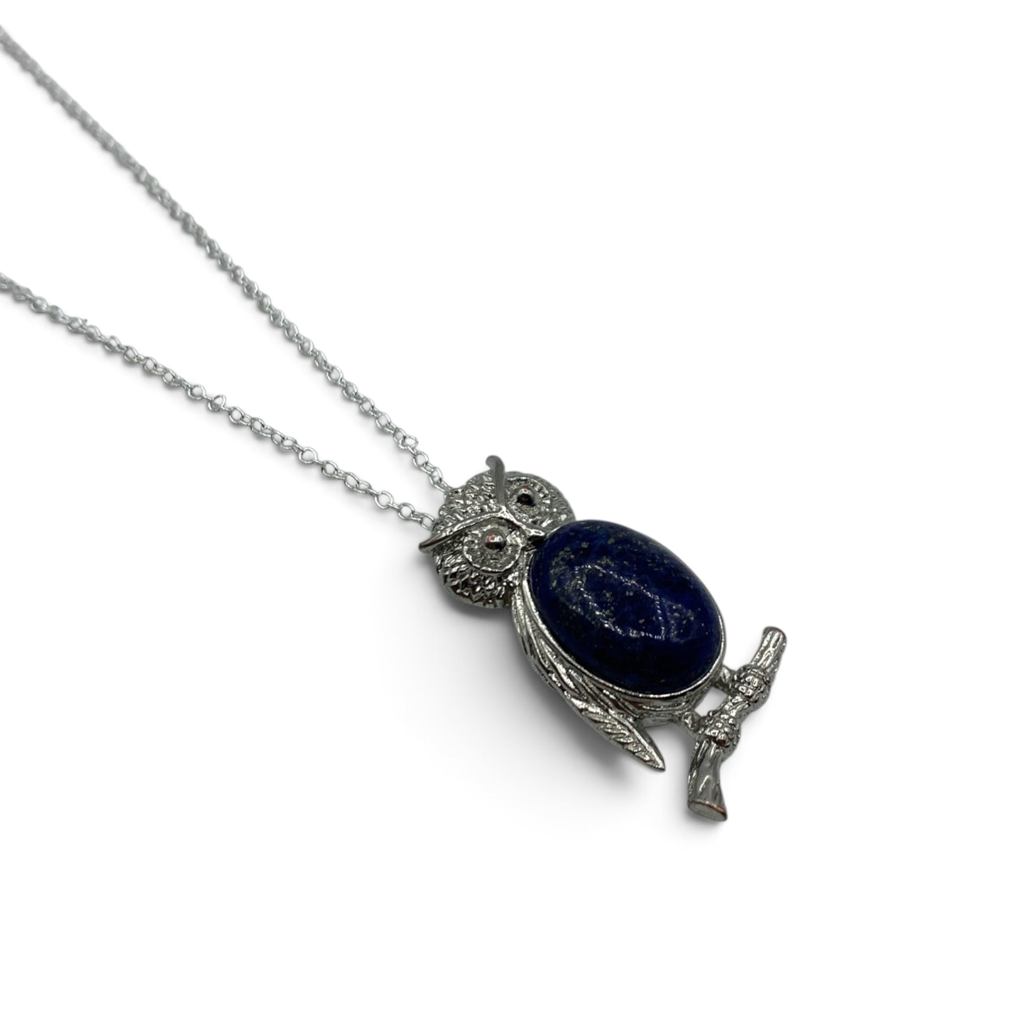 Necklace - Lapis Lazuli Owl $40