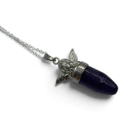 Necklace - Amethyst Cherub Angel $35