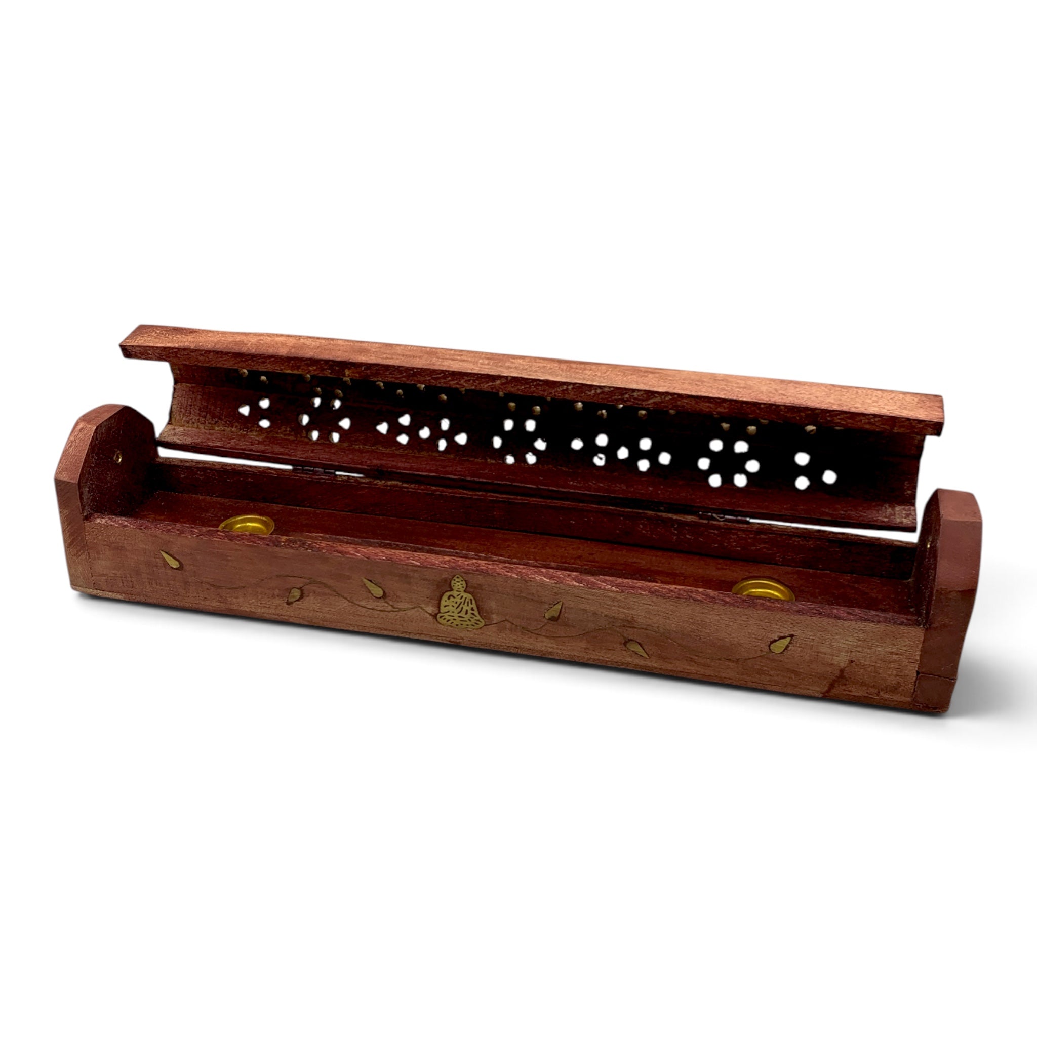 Incense Wood Box - Buddha