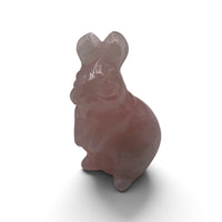 Rose Quartz Rabbit $50