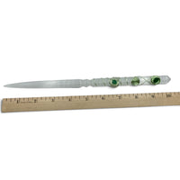 Fairy Wand - Selenite & Green Aventurine $100