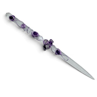 Fairy Wand - Selenite & Amethyst $100