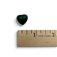 Agate - Moss Heart $12