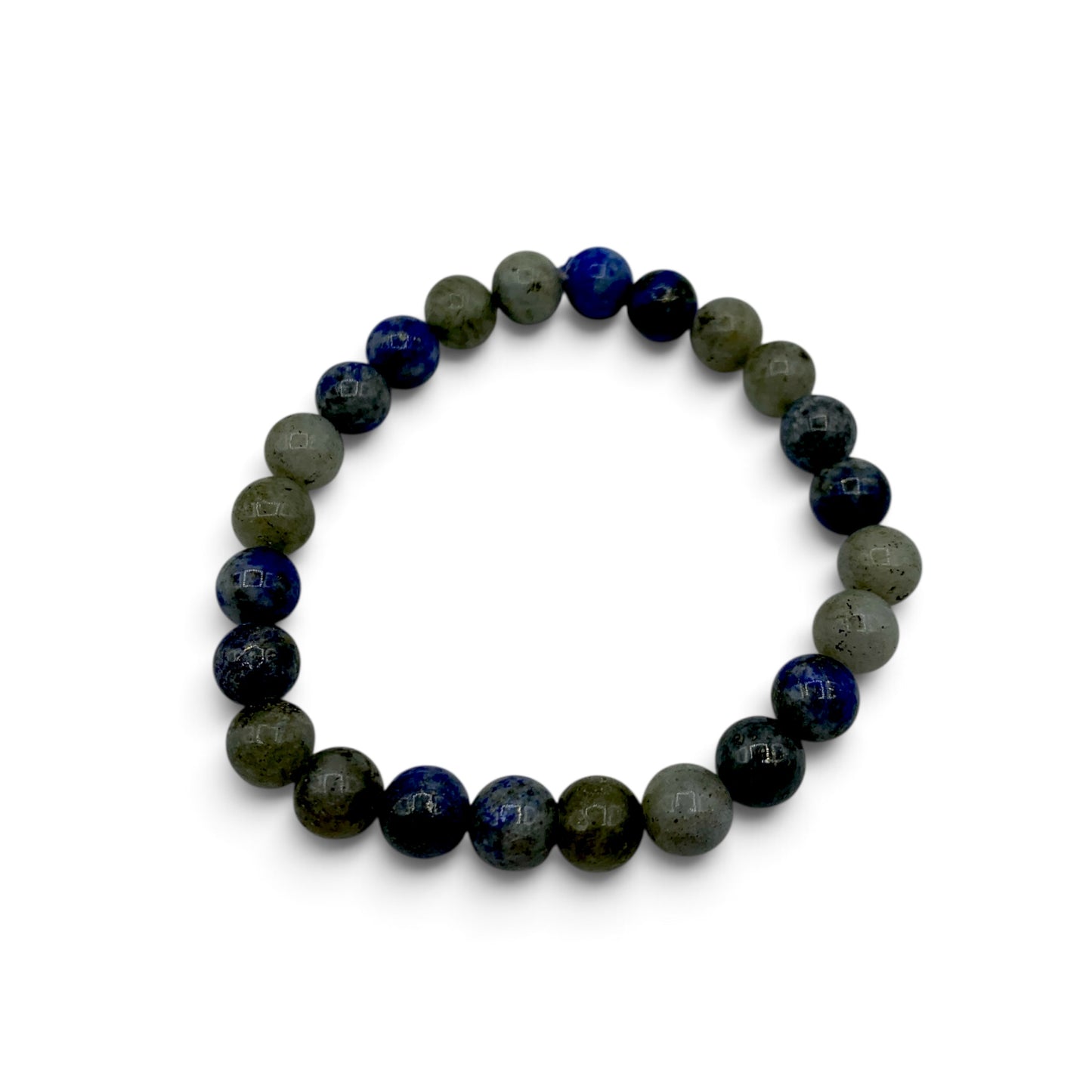 Bracelet - Labradorite & Lapis Lazuli 8mm