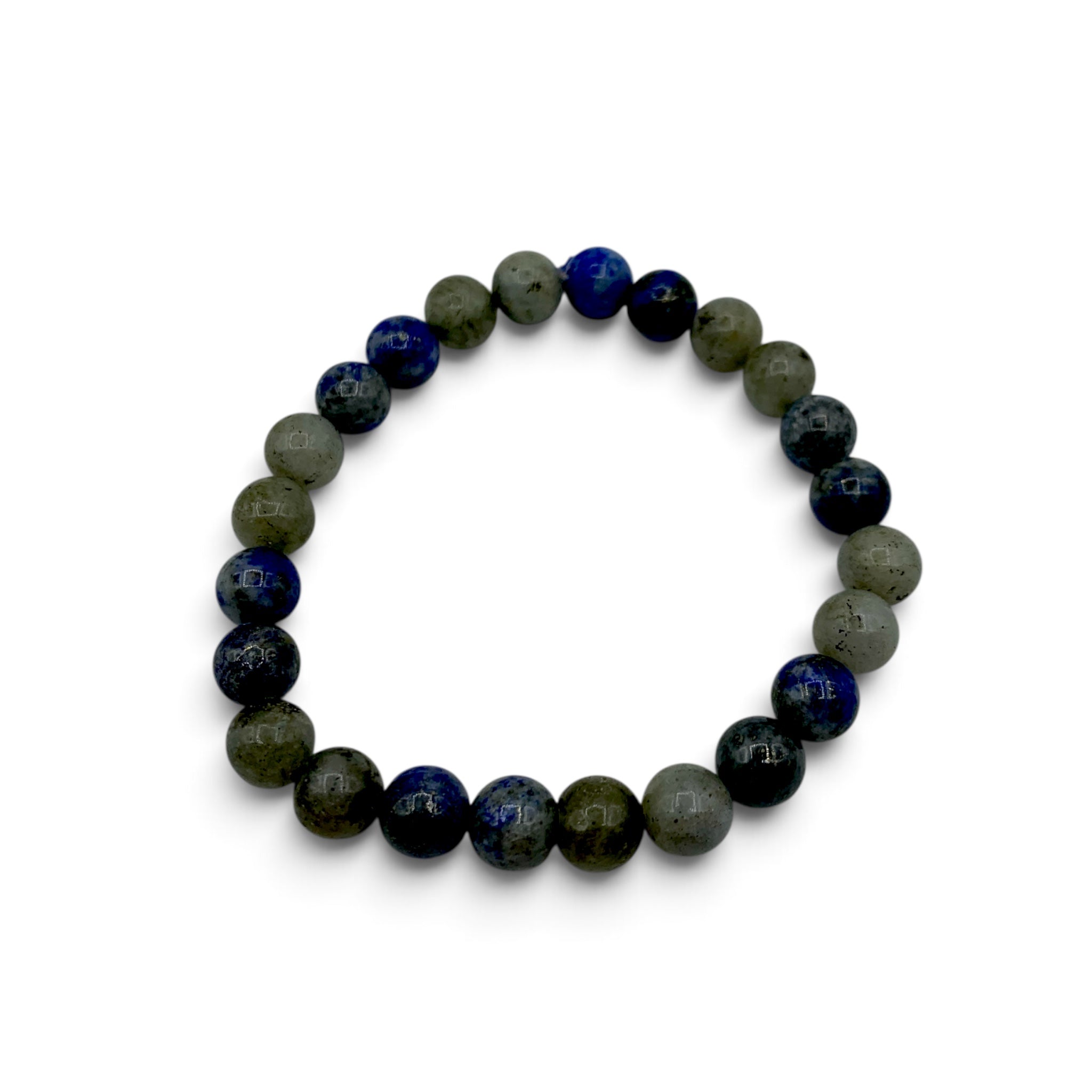 Bracelet - Labradorite & Lapis Lazuli 8mm