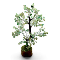 Gemstone Tree - Green Aventurine (Silver Coloured Wire)