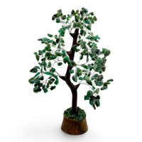 Gemstone Tree - Green Aventurine (Silver Coloured Wire)