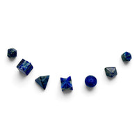 Lapis Lazuli Platonic Solids