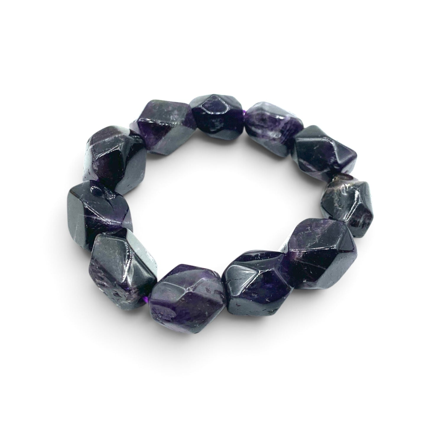 Bracelet - Amethyst Large Tumble Stone $40