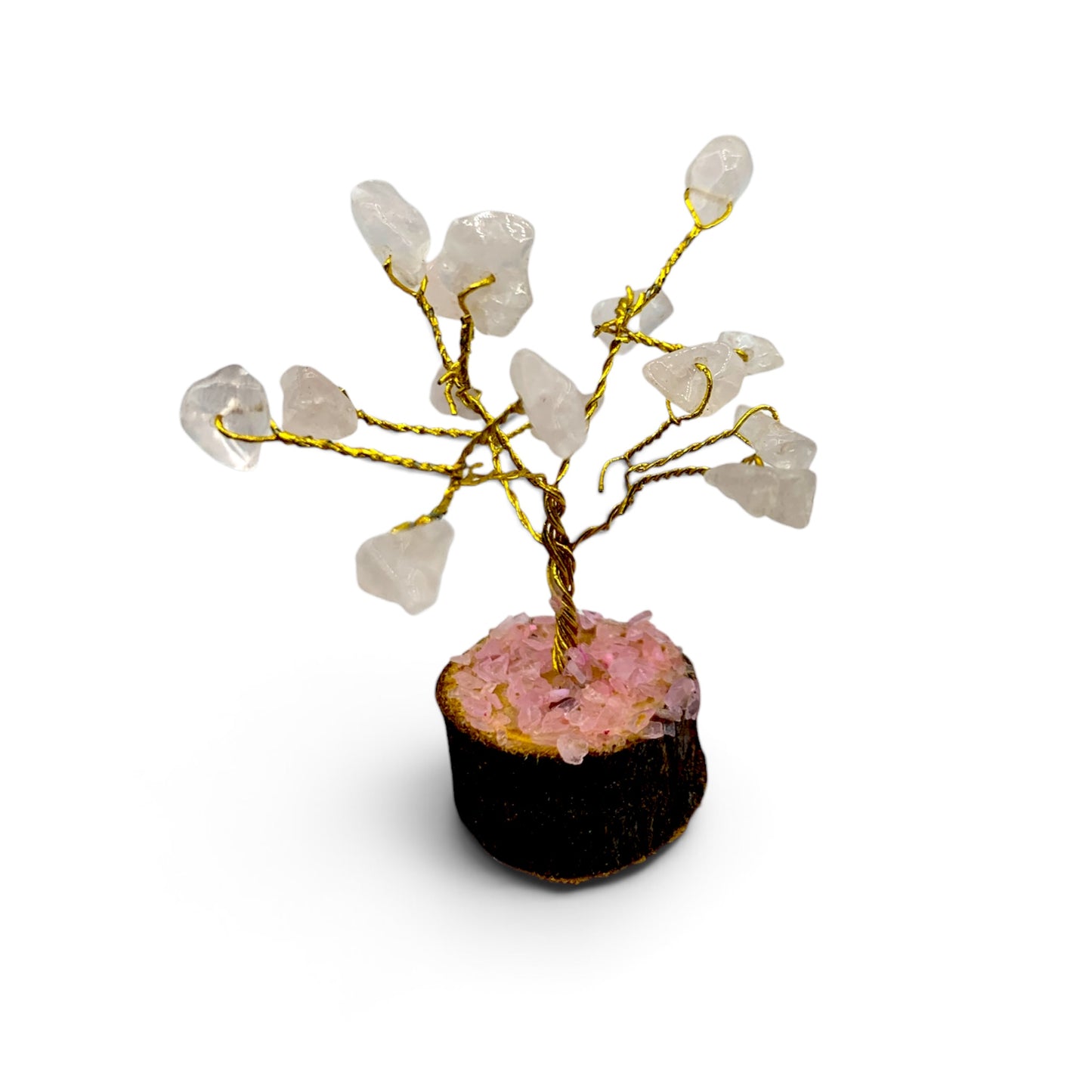 Gemstone Tree - Rose Quartz Mini $18