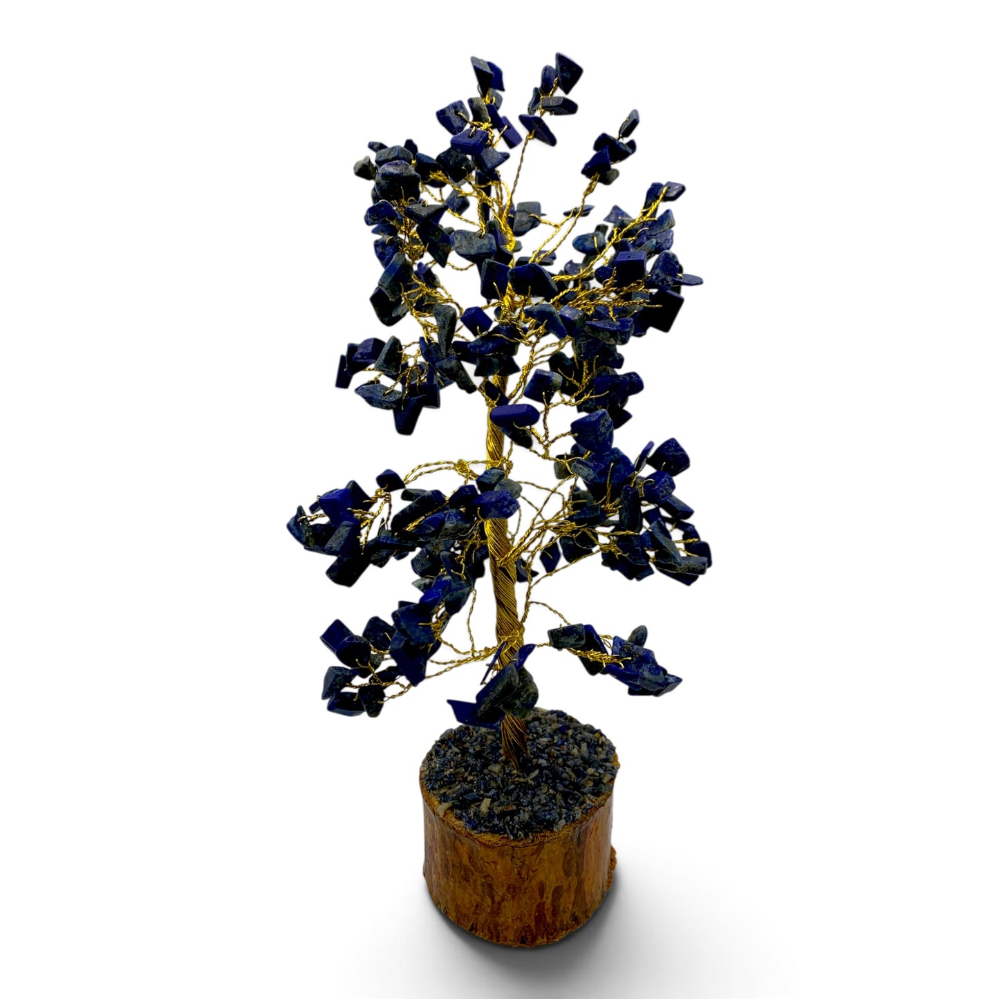 Gemstone Tree - Lapis Lazuli (Gold Coloured Wire) $60