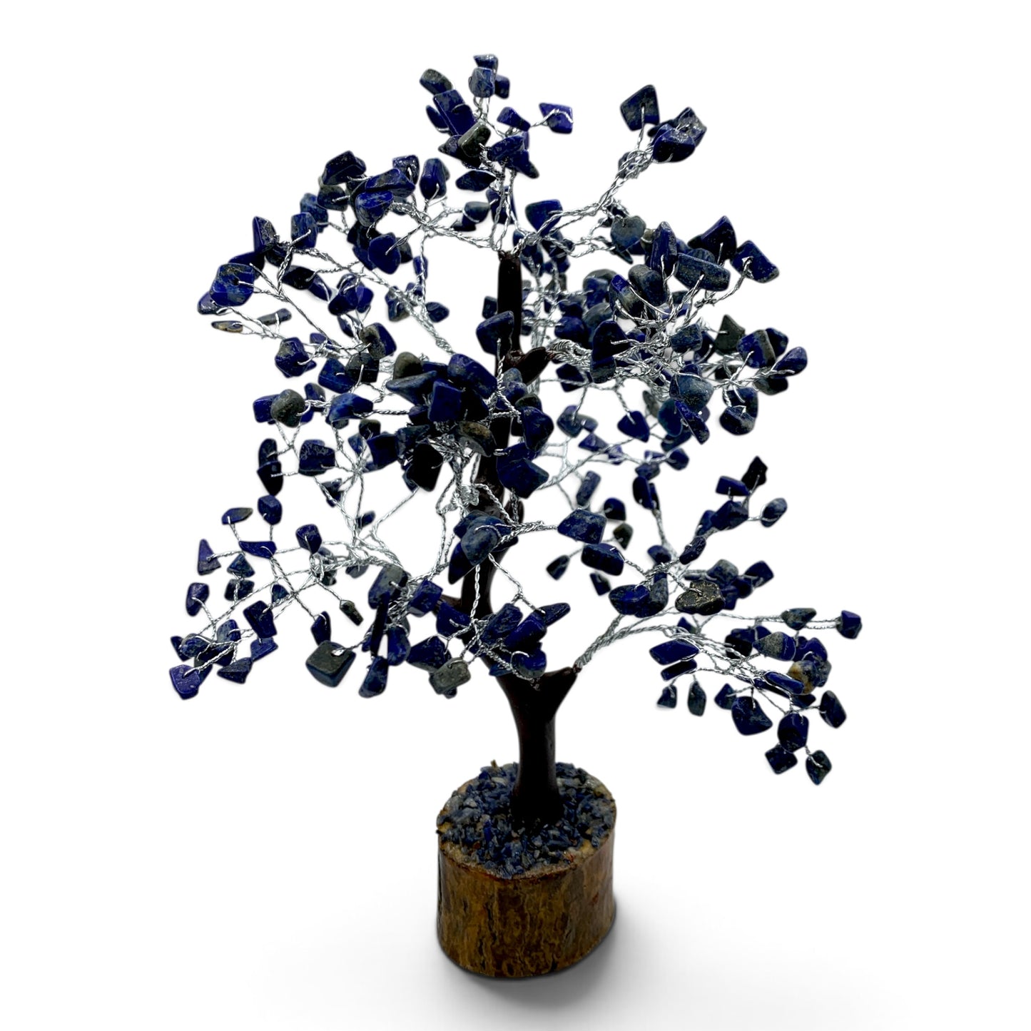 Gemstone Tree - Lapis Lazuli (Silver Coloured Wire) $60