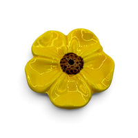 Incense Holder -  Ceramic Sunflower