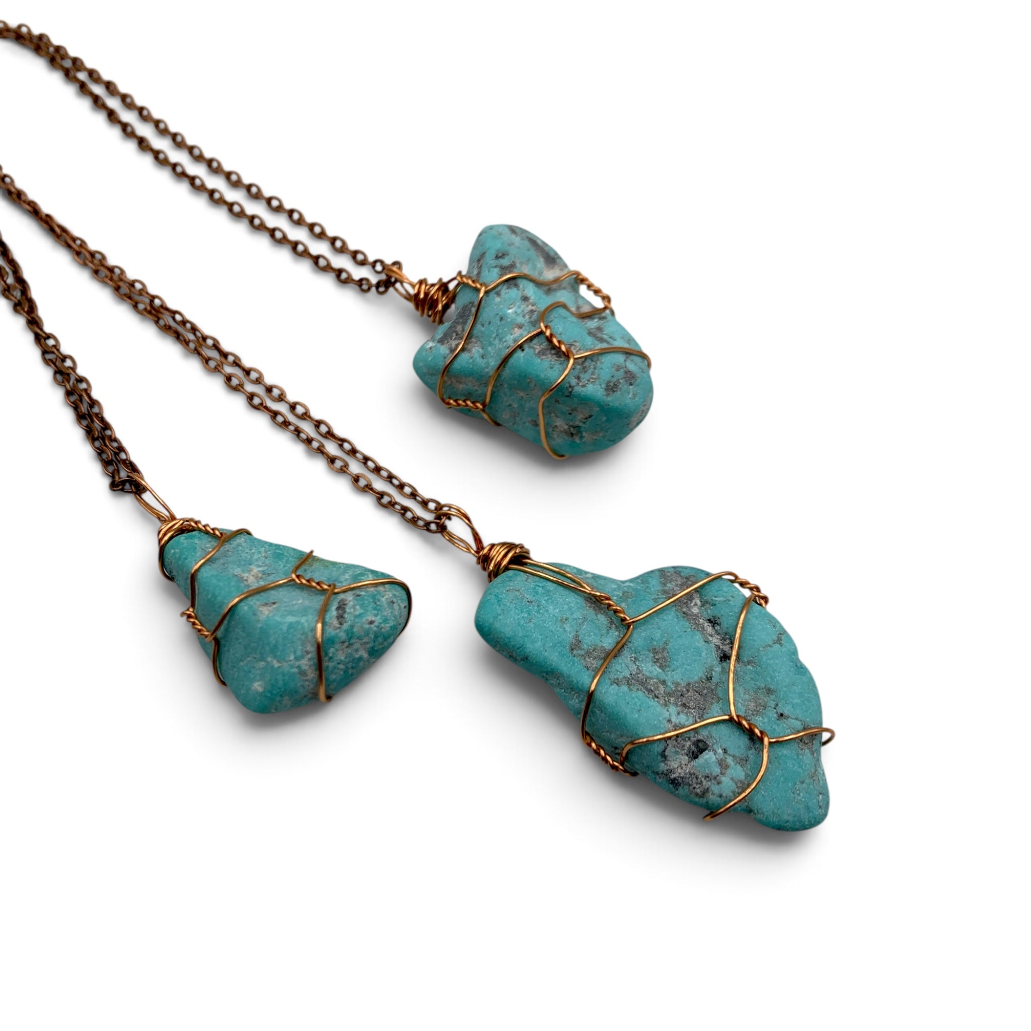 Necklace - Turquoise Raw Tumble $45