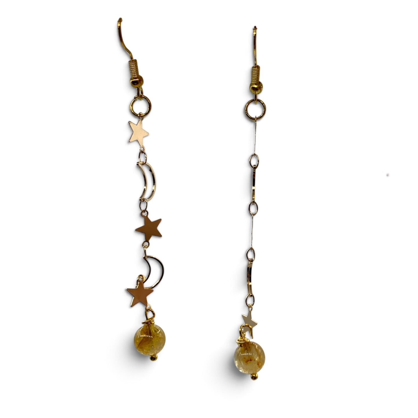 Earrings - Celestial Citrine $30