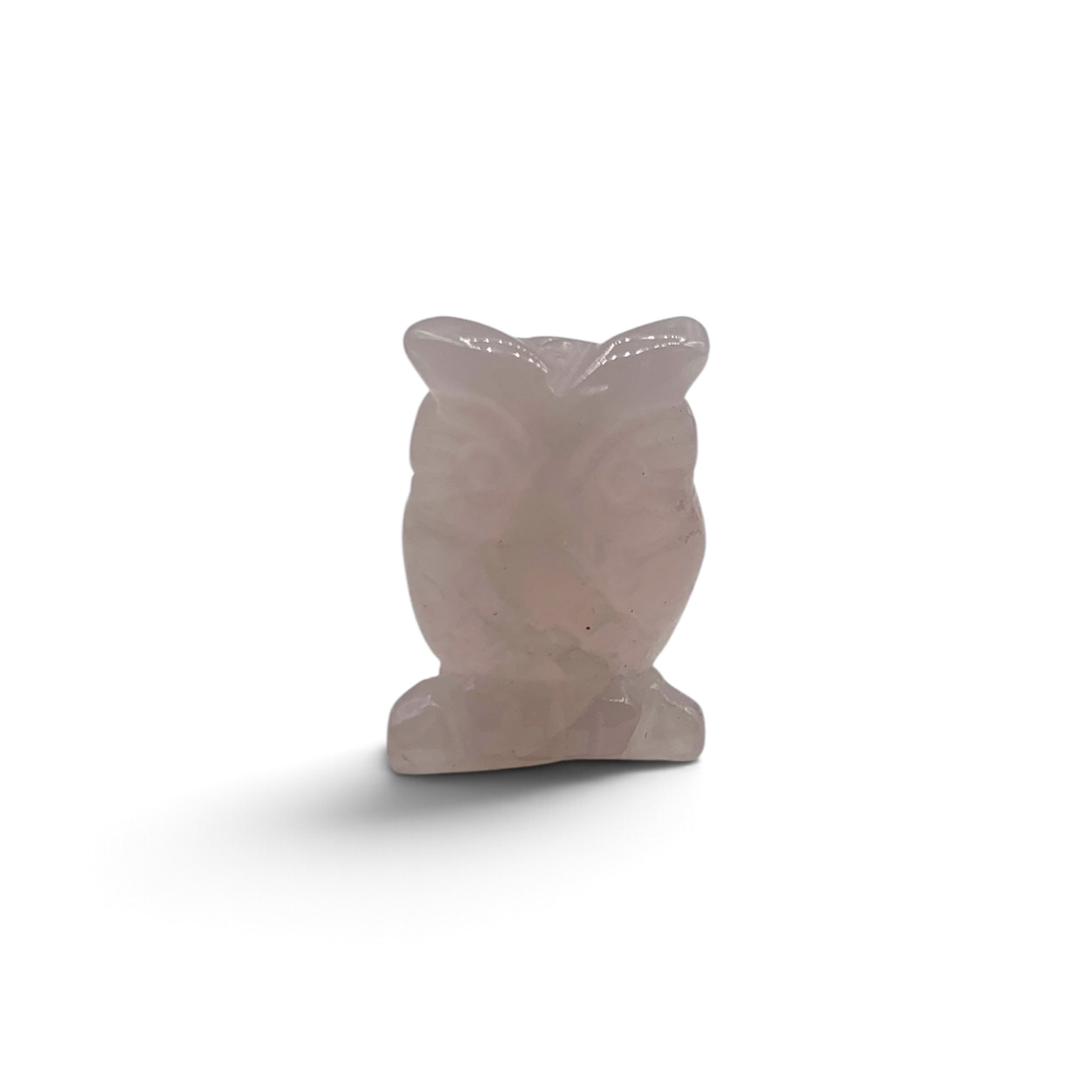 Rose Quartz Baby Owl $20