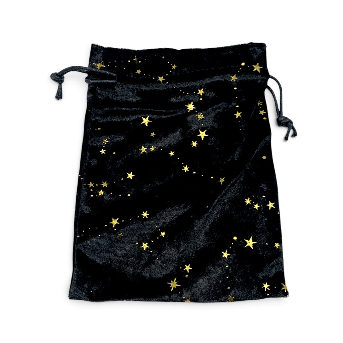 Tarot Bag Velvet - Black with stars