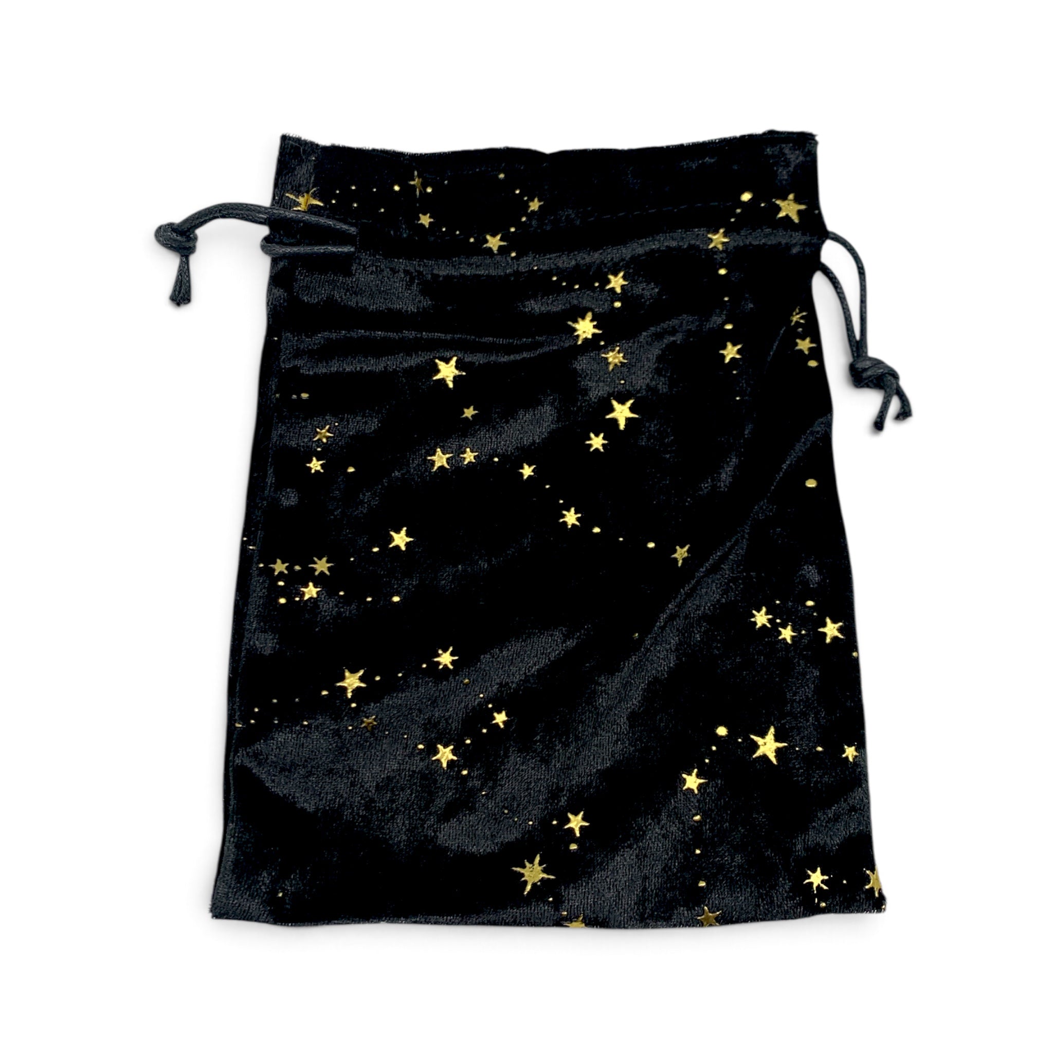 Tarot Bag Velvet - Black with stars