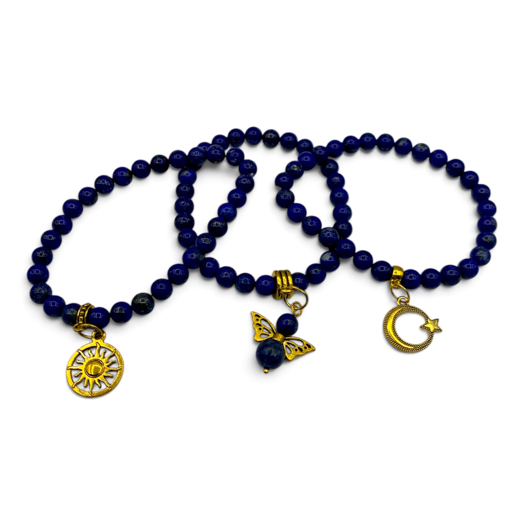 Bracelet - Lapis Lazuli with Charm