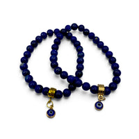 Bracelet - Lapis Lazuli with Charm