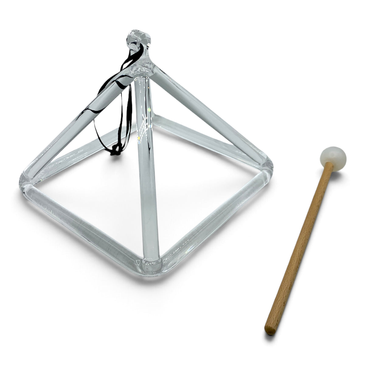 Singing Crystal (Clear) 6.5" Pyramid Soul Star Chakra