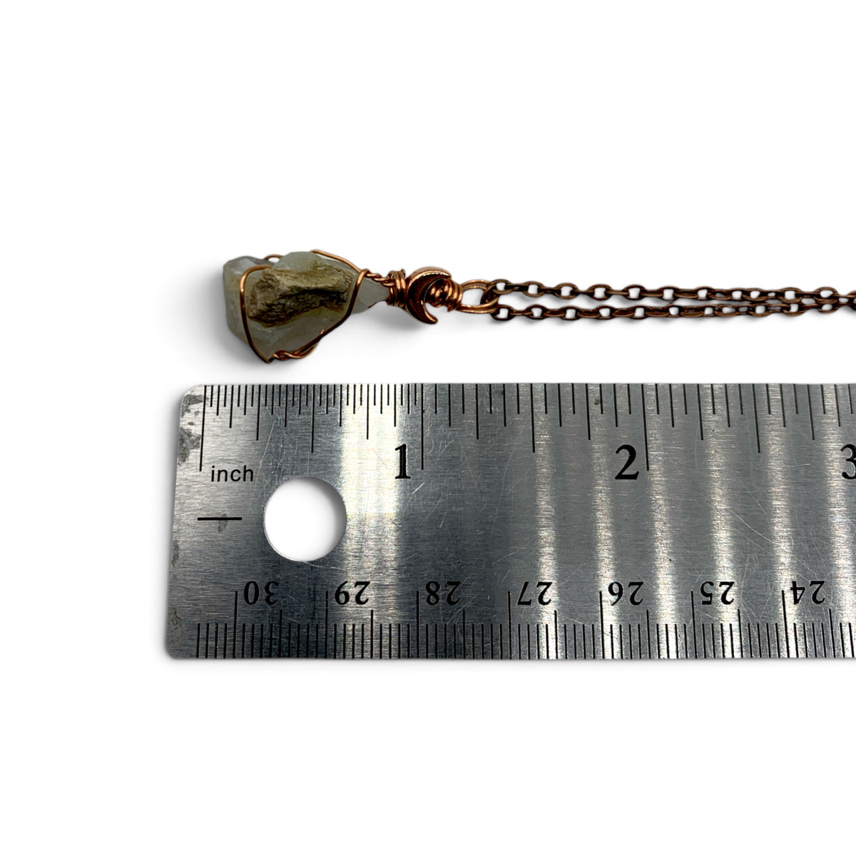Necklace - Blue Raw Opal $25
