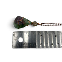 Necklace - Fluorite Rainbow & Smoky Quartz $40