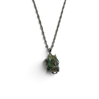 Necklace - Turquoise Raw Wrapped $35