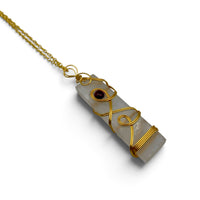 Necklace - Selenite Wire Wrapped $30
