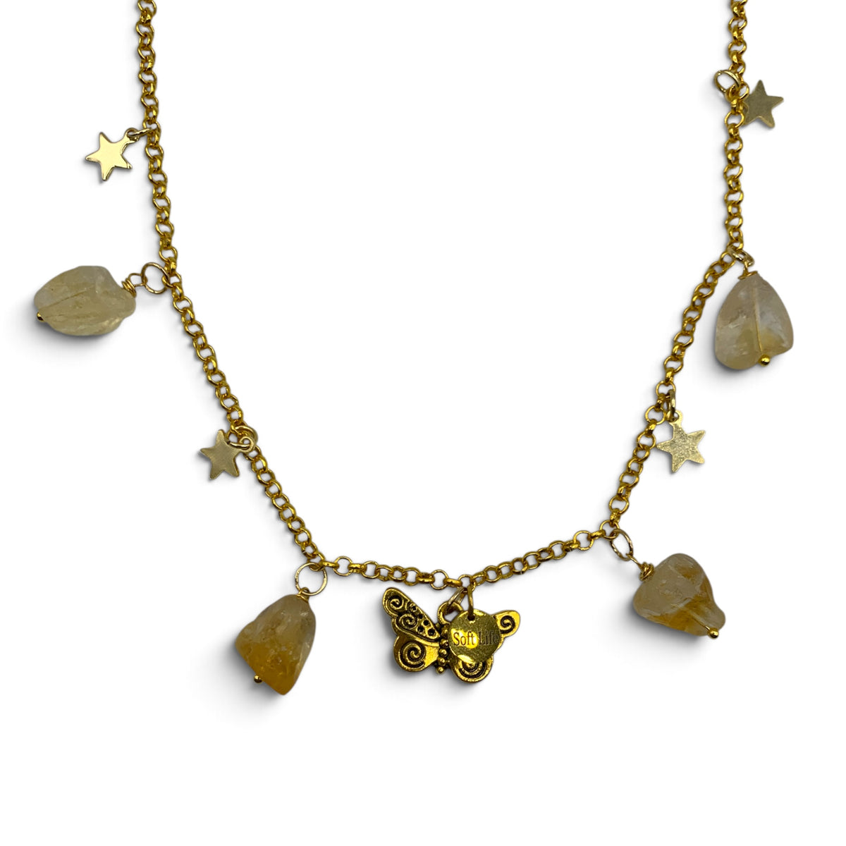Necklace - Citrine Soft Life Charm $80