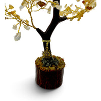 Gemstone Tree - Citrine & Pyrite Sun Charm