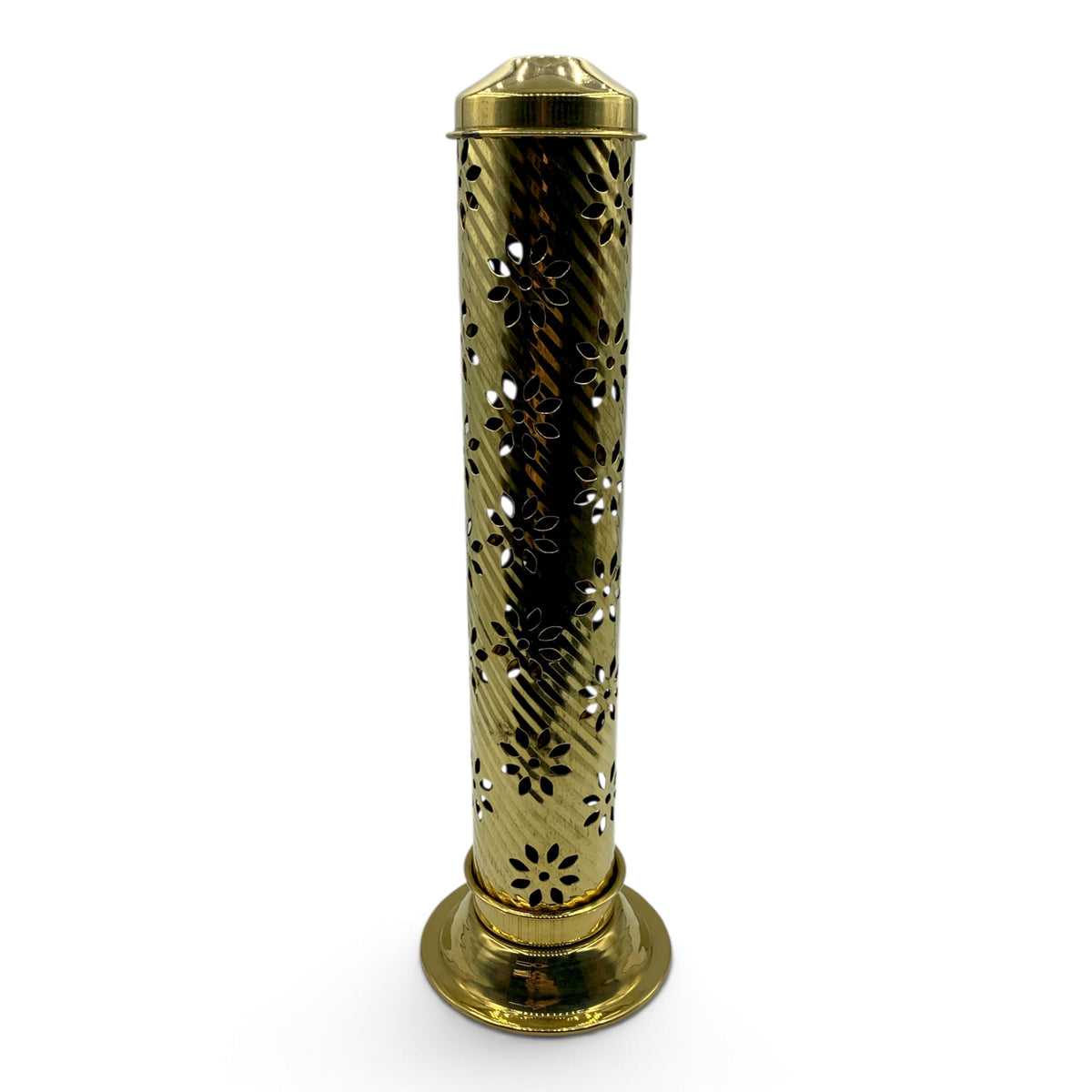 Incense Holder -  Brass Tower Burner