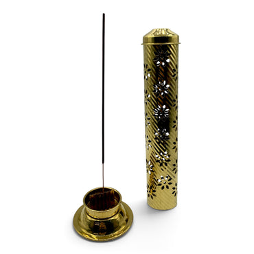 Incense Holder -  Brass Tower Burner