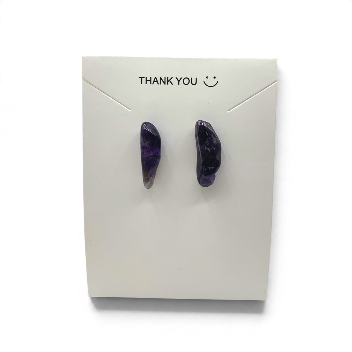 Earrings - Amethyst Studs