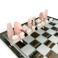 Chess Set - Amethyst & Rose Quartz