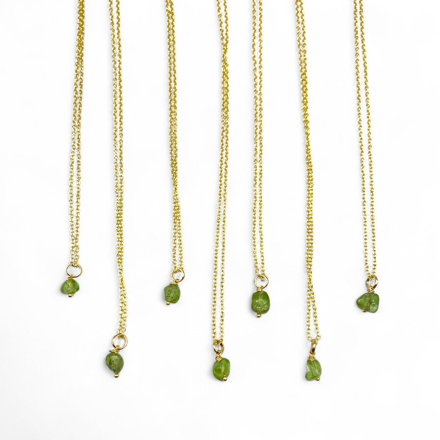 Necklace - Peridot Tumble