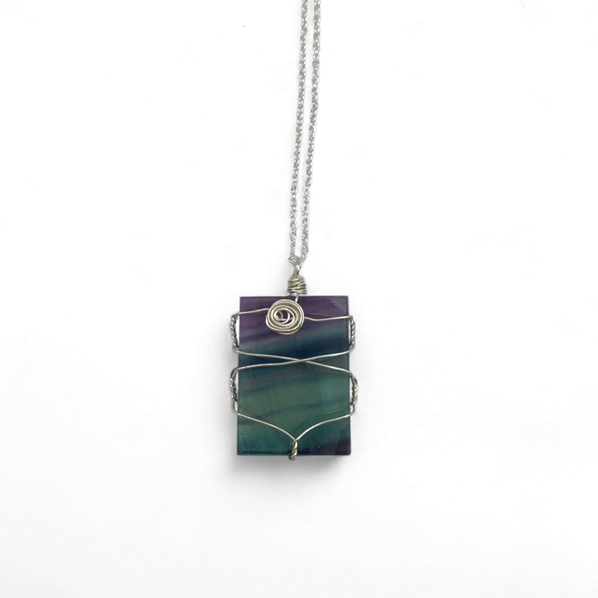 Necklace - Fluorite Rainbow "Balanced Insight"
