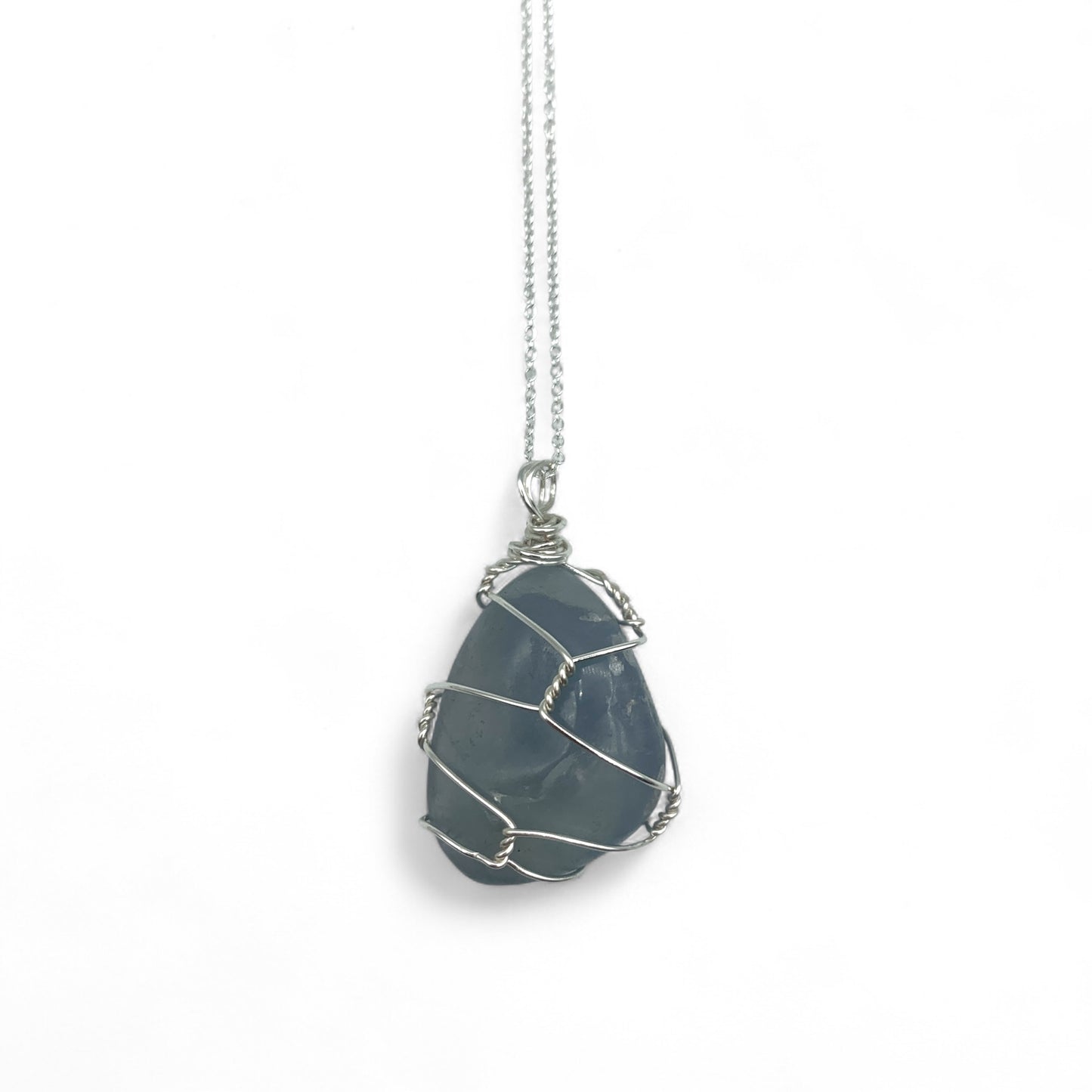 Necklace- Celestite Tumble $30